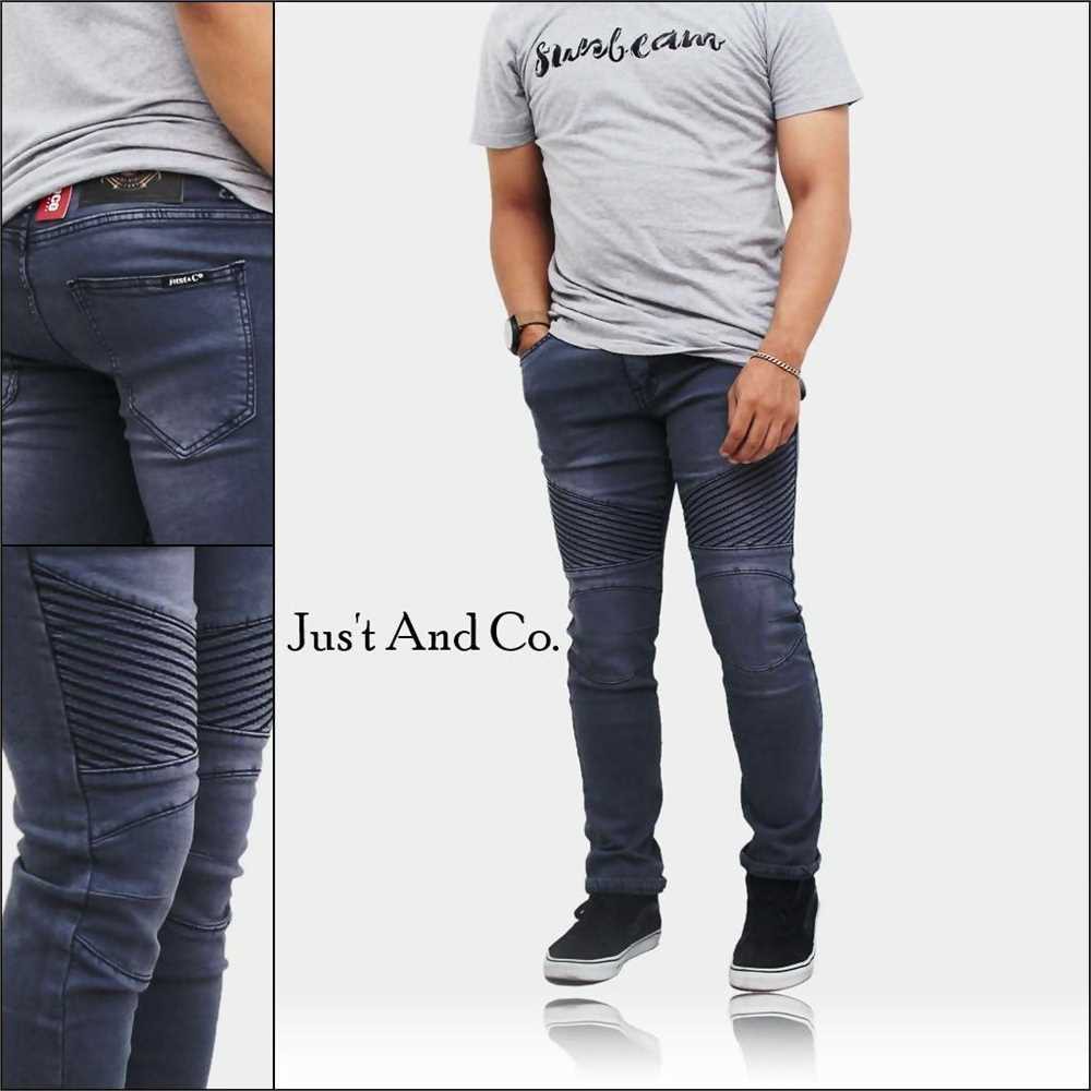  Celana  Panjang Pria Soft Jeans  Bikers Just Basic Inc JC 