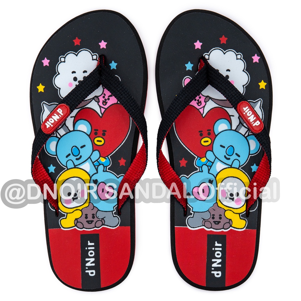 DNOIR Sandal Jepit Anak BTS size 31 - 36