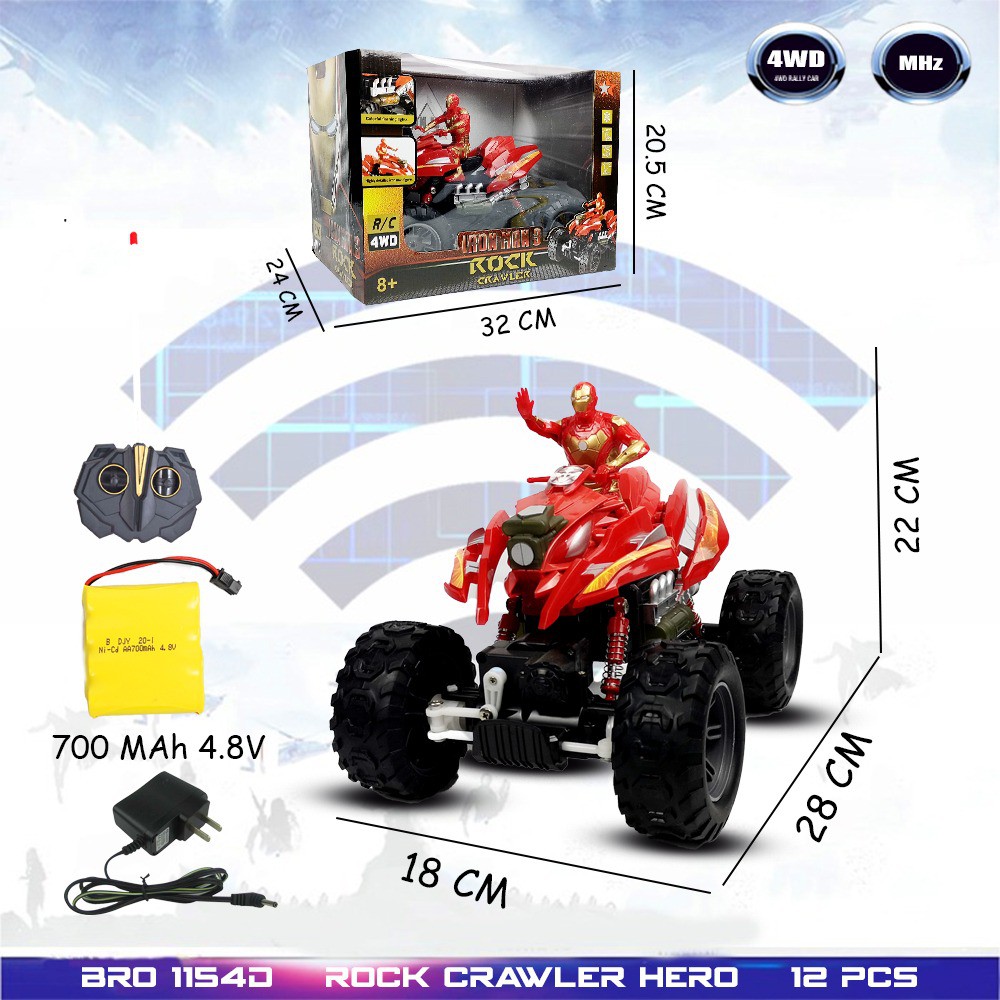 MURAH BRO1154 RDR1132  RDR1134 RC Rock Crawler Offroad Hero Mainan Anak Mobil Remote Control Radio Control RADAR