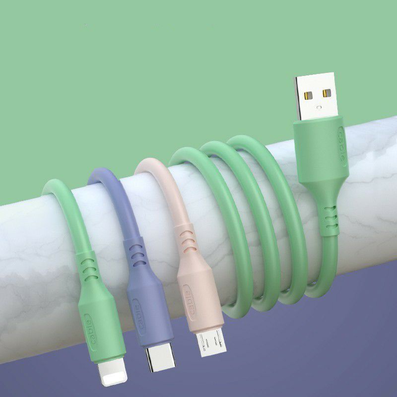 kabel data warna warni macaron doff murah!! harga grosir micro usb /v8 DAN TYPE C SUPPORT FAST CHARGING