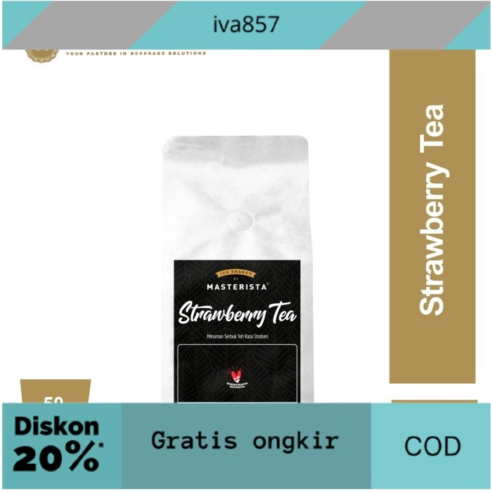 

PROMO Bubuk Minuman Strawberry Tea GRATIS ONGKIR