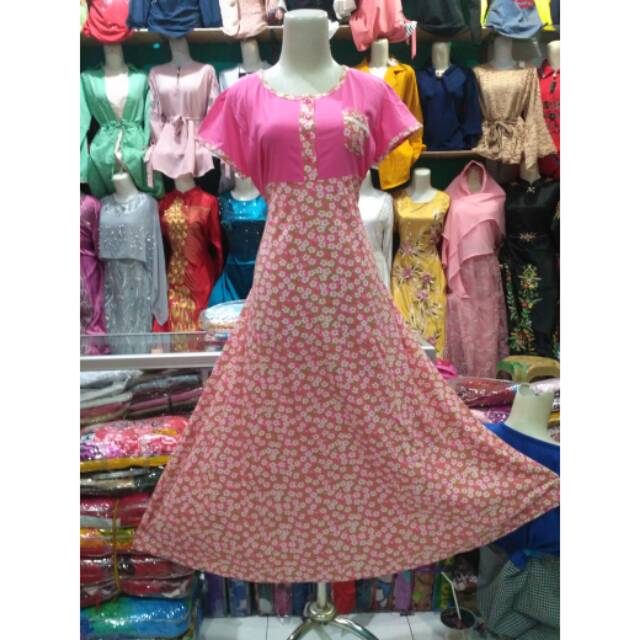 Daster amro klok panjang lengan pendek