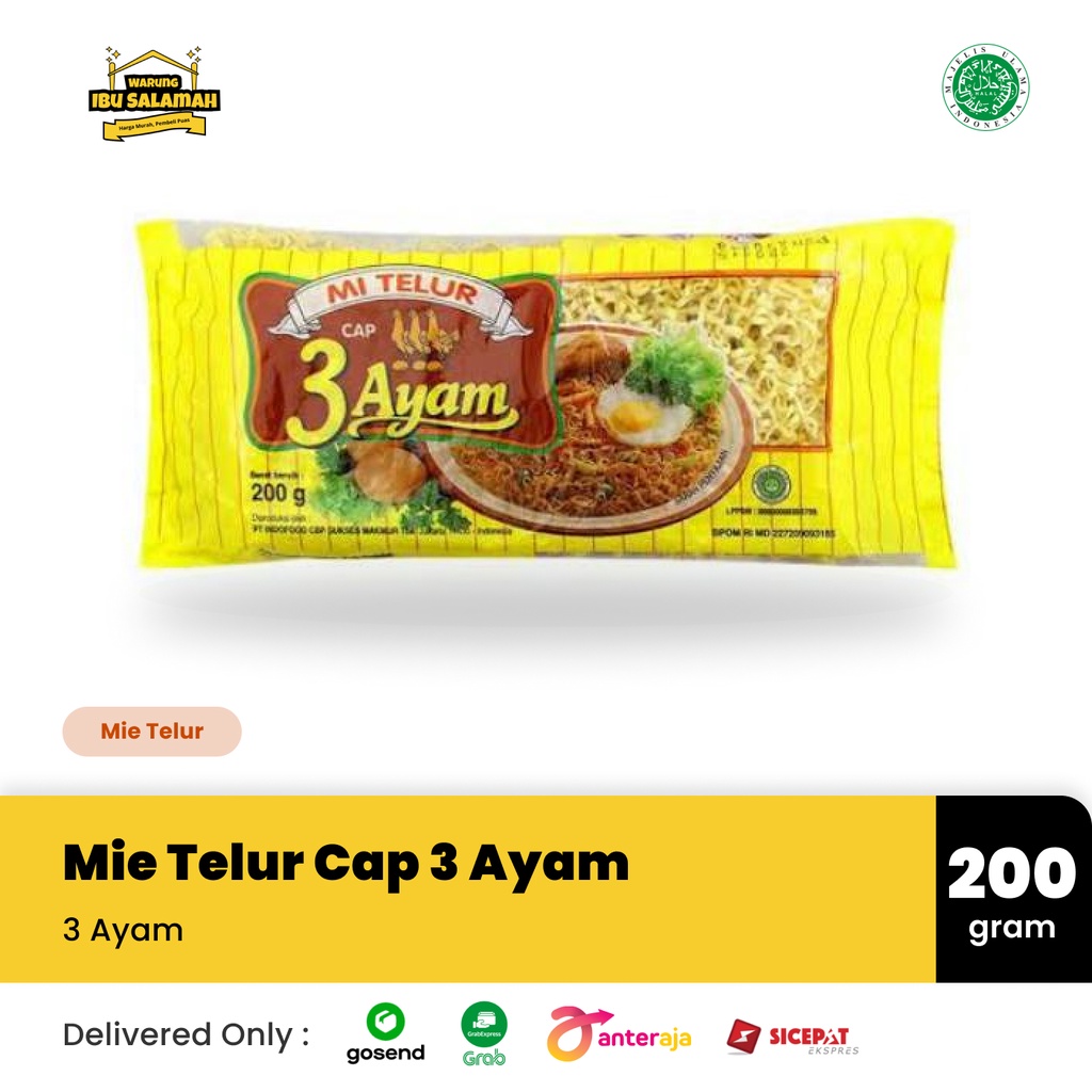

Mie Telur Cap 3 ayam