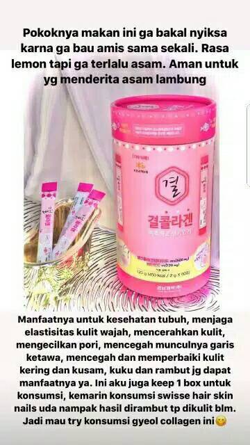 GYEOL COLLAGEN LEMONA COLLAGEN SERBUK+VITAMIN C /KOLAGEN KOREA/MEMUTIHKAN KULIT/MINYAK IKAN