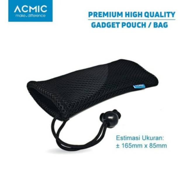 Acmic Pouch Jaring Sarung Powerbank Universal / Pouch Gadget Bag Power Bank