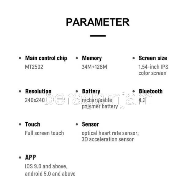 SALE Jam Original T500 SmartWatch Bluetooth Detak Jantung Layar Sentuh Jam Tangan Olahraga ANDROID