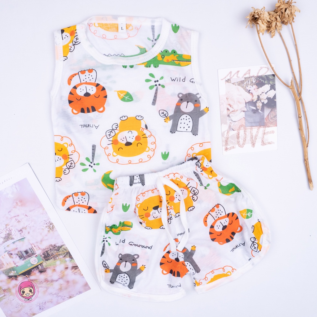 IL - setelan singlet anak cowok / set anak laki laki / setelan anak motif kombinasi