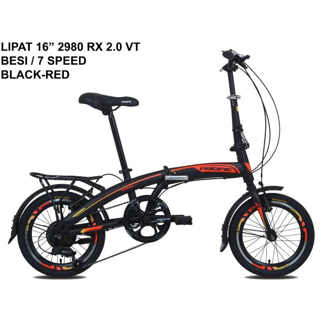 Sepeda lipat Pacific 2980 RX 2.0 VT 16inch