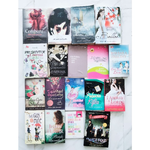 OBRAL BUKU TERMURAH NOVEL DEWASA | NOVEL REMAJA ORIGINAL 2