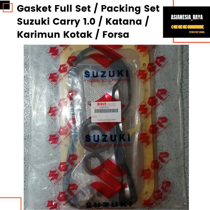 Gasket Full Set / Packing Set Suzuki Carry 1.0 / Katana / Karimun Kotak / Forsa