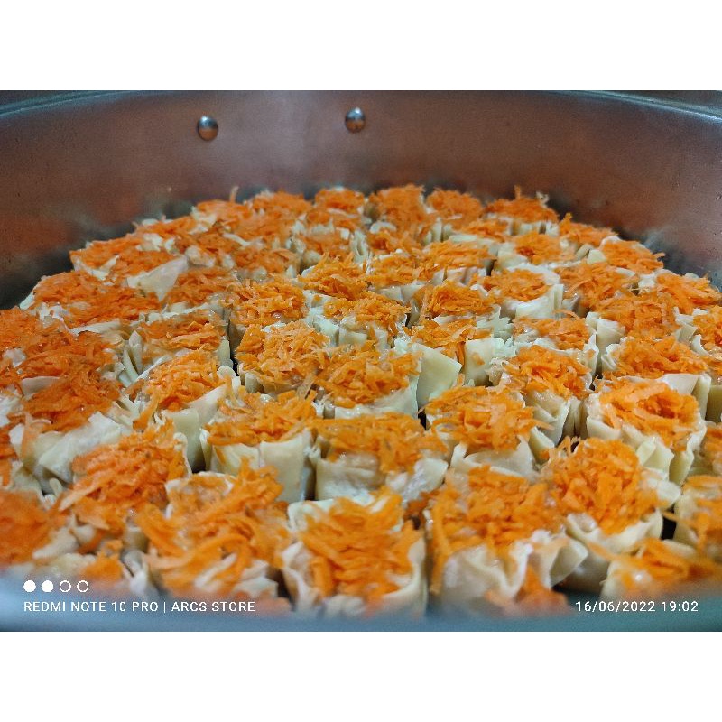 Dimsum Siomay Jumbo Ayam Udang isi 10pcs FRESH Buat setiap hari Halal Enak Murah