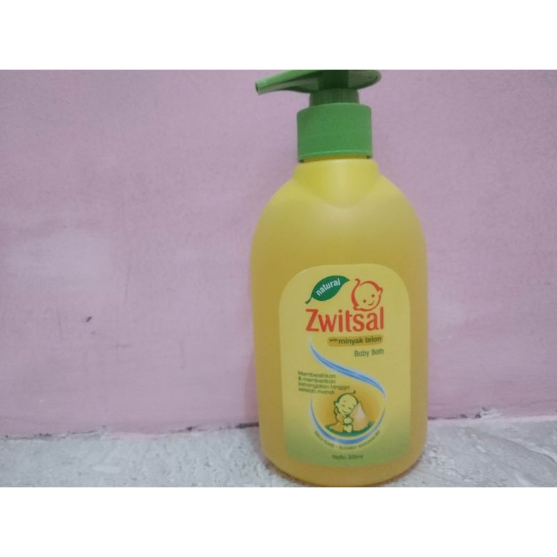 Zwitsal Natural Baby Bath, Shampoo 300ml Pump