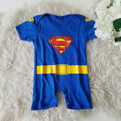 Baju Bayi Laki Lucu Romper Superman