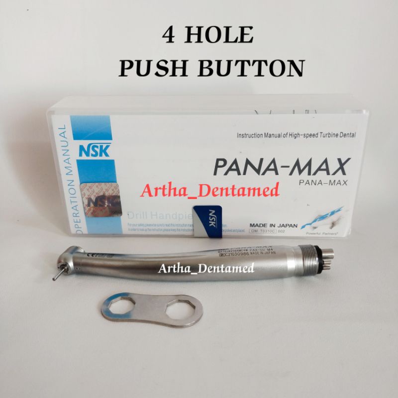 NSK HANDPIECE 4 HOLE PUSH BUTTON &amp; KUNCI  PANAMAX