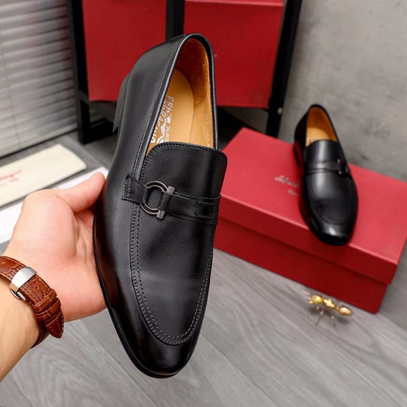 sepatu pantofel hitam f3rg4 men shoes formal type lv2022 vip top P1SHOES