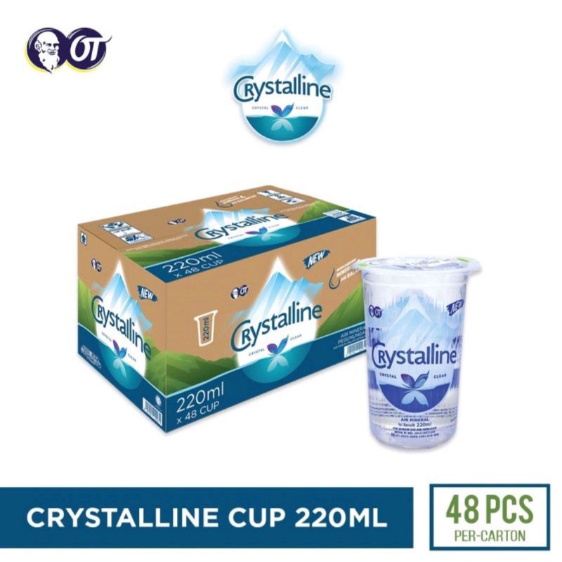 

CRISTALINE gelas 220ml isi 48pcs