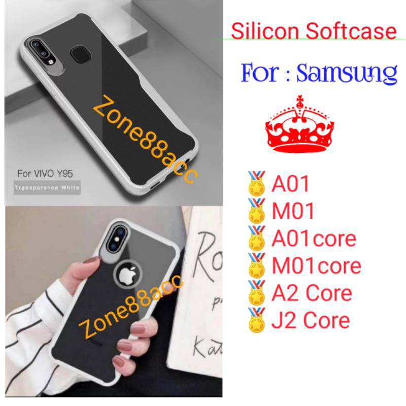 Case Samsung A01 M01 A01core M01Core A2 A2Core j2 J2core Core Silicon Softcase Silikon Casing Focus