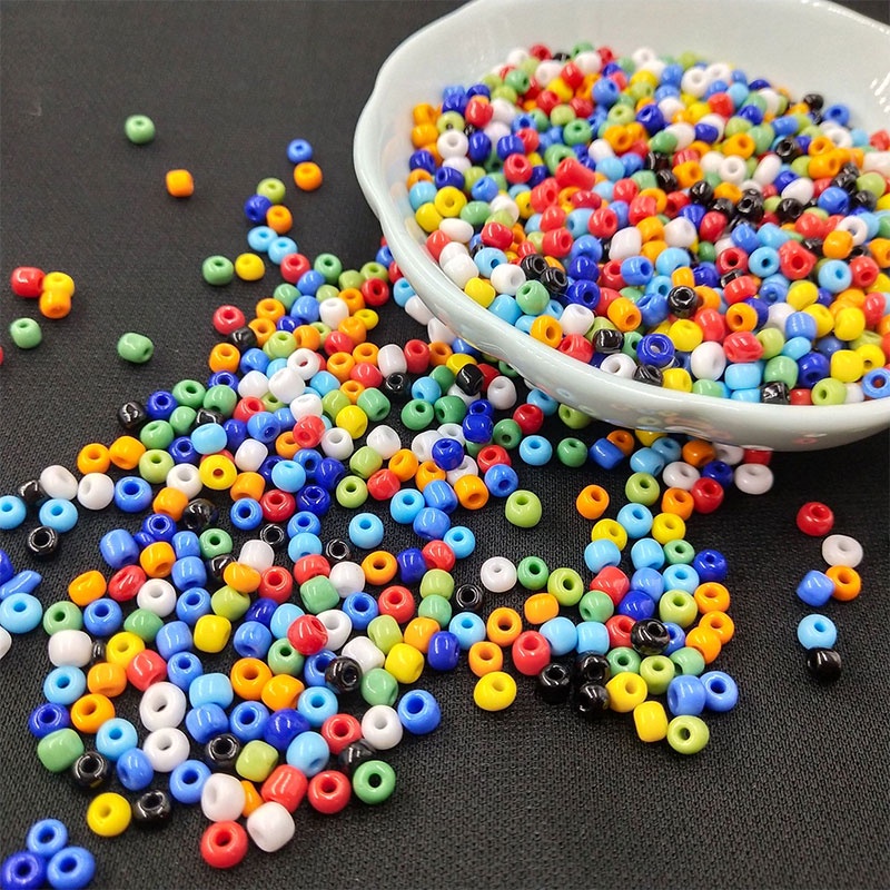 Mute Pasir / Glass Beads / Mute / Manik Manik Kecil / Bahan Aksesoris / kerajinan Tangan