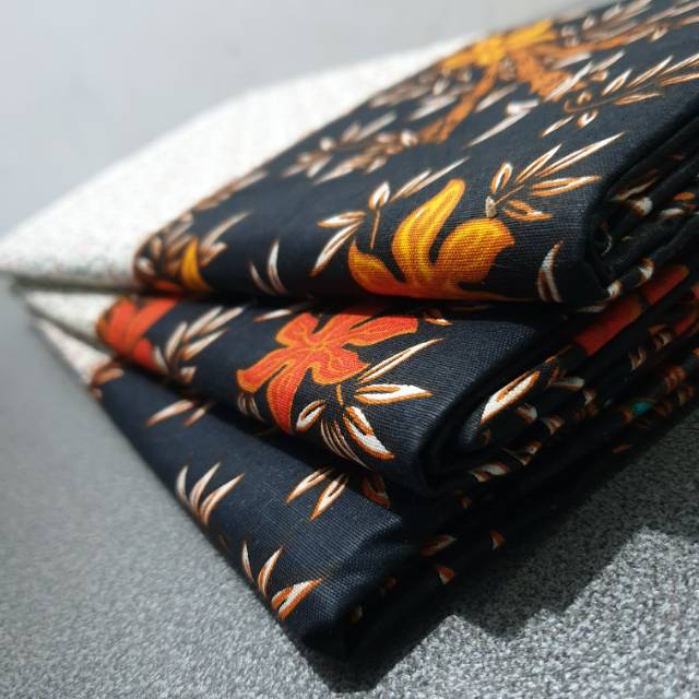 Kain Batik Panjang/Kain Fashion Morif Bambu/Kain Kekinian Halus dan Adem