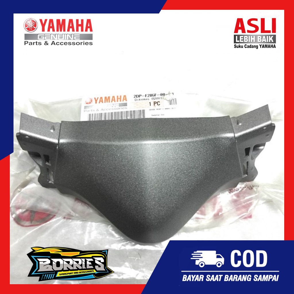 COVER SAMBUNGAN TAMENG DEPAN N-MAX SILVER DOFF 2DP-F286F-00-P4