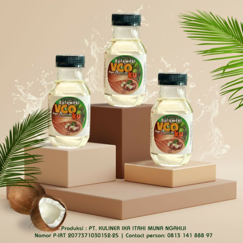 

virgin coconut oil Vcoku minyak dara sulawesi