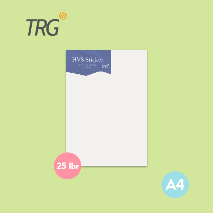 

Label Sticker Paper TRG - Kertas Sticker HVS A4 TRG - Kertas Stiker A4 Putih Doff