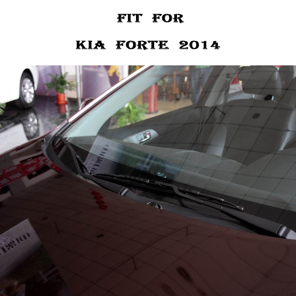 1 Set Karet Wiper Kaca Depan Mobil Pengganti Untuk Kia Forte 2018 2017 2016 2015 2014-2008