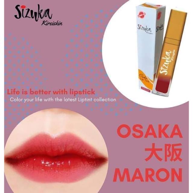 Bisa cod.. LIPTINT SIZUKA KIREISKIN 2 WARNA 1. MARON 2. ORANGE