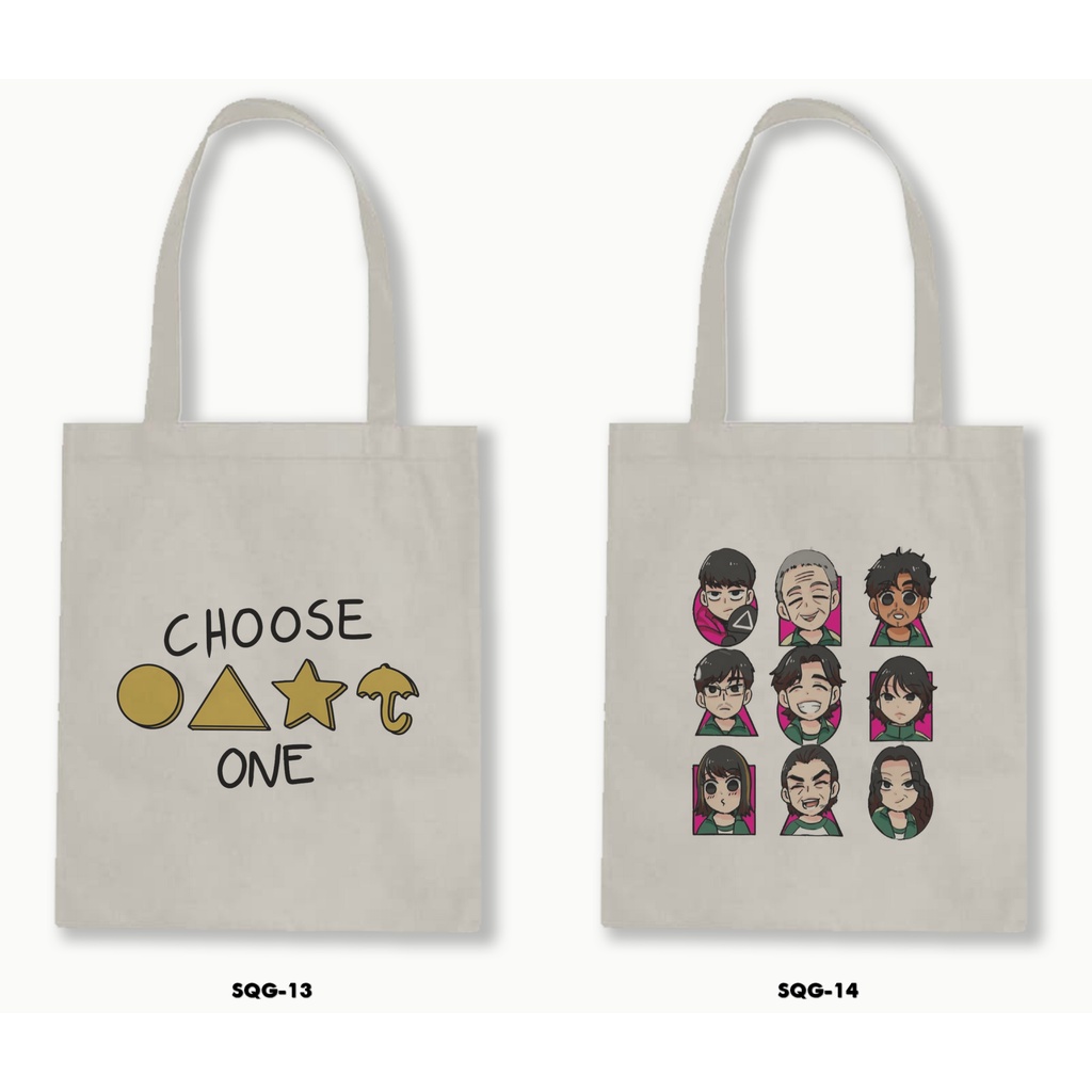 TOTE BAG BLACU - SQUID GAME 01