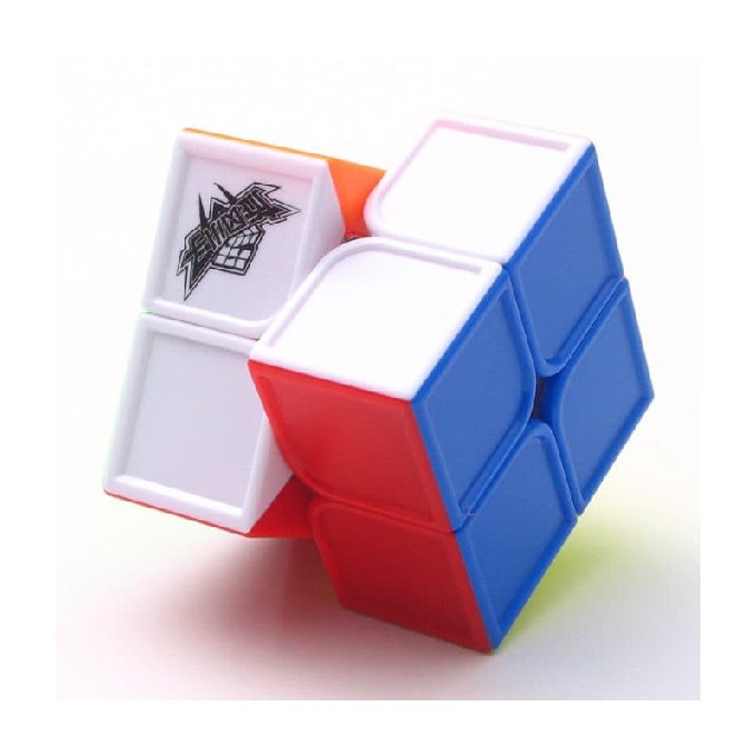 2x2 Stickerless Diskon FeiHu Rubik Cyclone Unik Speed Cube Boys