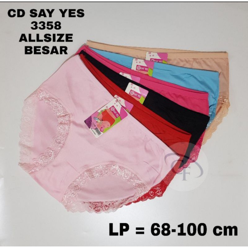 12 Pcs CD WANITA LUSINAN /CELANA DALAM / CD Wanita Dewasa Renda Paha