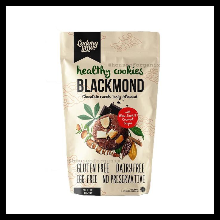 

HOT SALE Ladang Lima Gluten Free Blackmond Cookies - 180 Gr terjamin