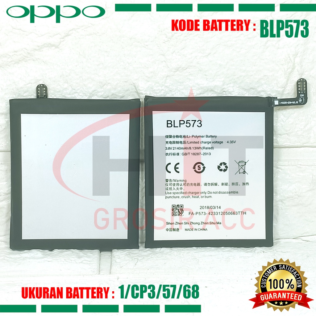 Baterai Battery Ori BLP573 Oppo N1 Mini N5111 N5116