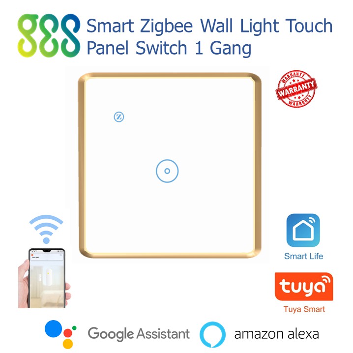 GES Zigbee Smart Switch 1 Gang / 2 Gang EU - TUYA