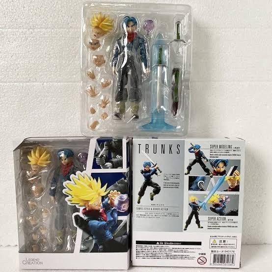 action figure shf trunks