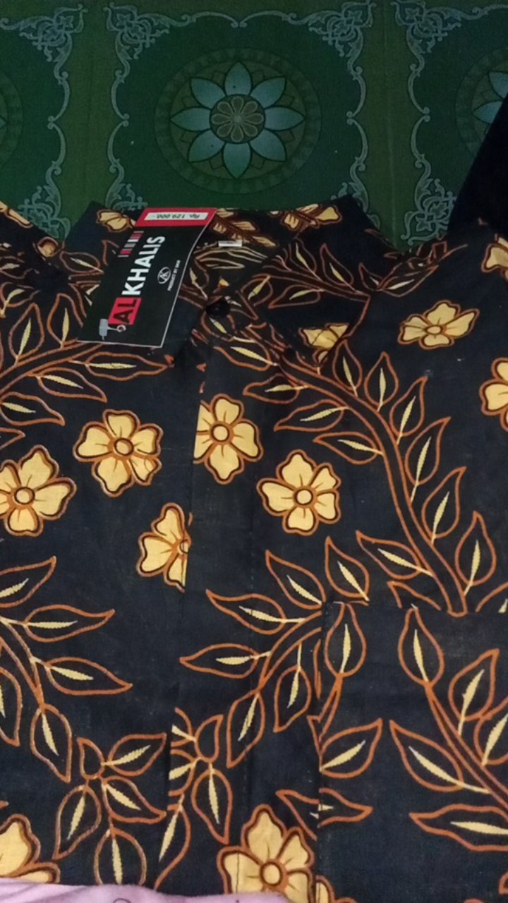 Batik Couple Pria Wanita Motif Cendrawasih Baju Seragam Alkhalis