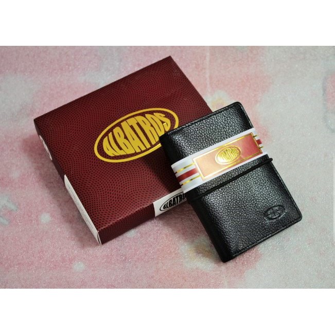 Dompet card holder Kartu Nama kulit asli original ALBATROS (untuk 20 kartu nama)