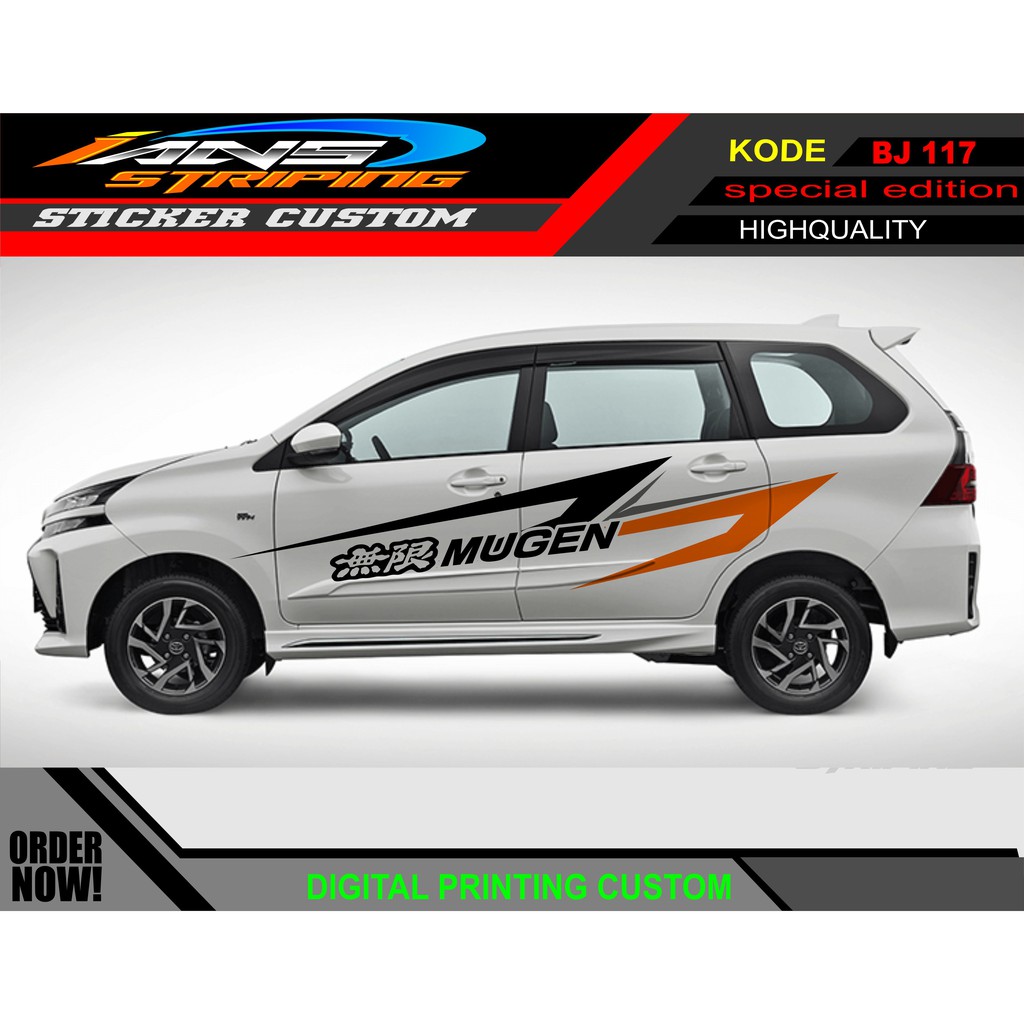 DECAL STICKER MOBIL AVANZA XENIA