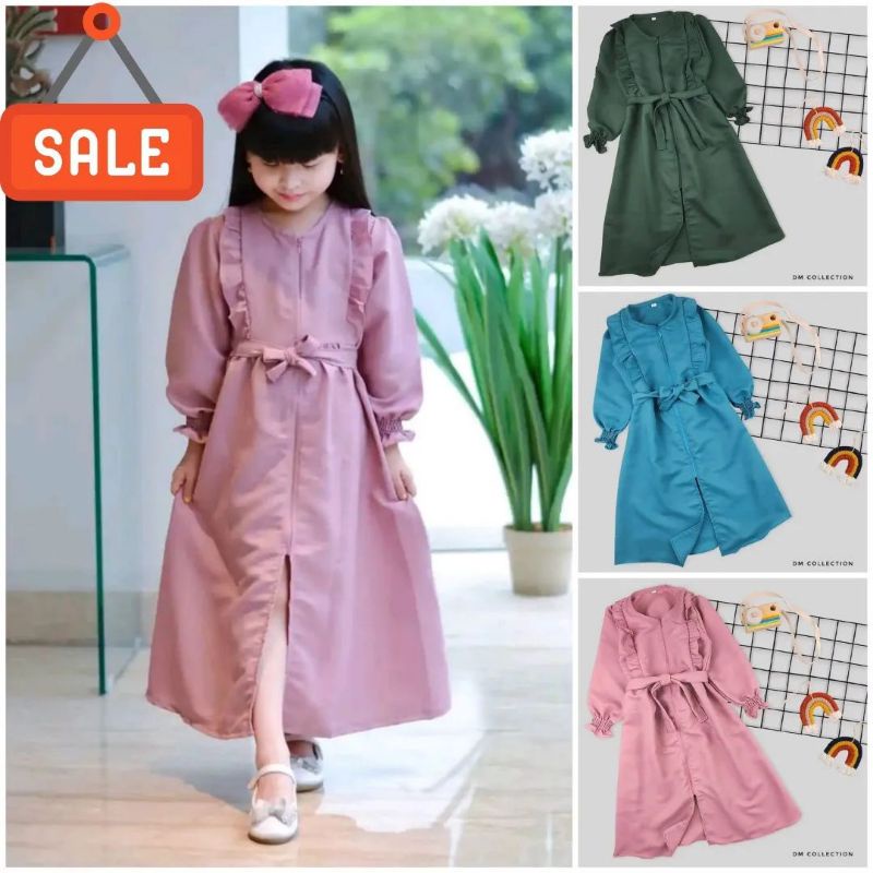 SALE Dress Anak Zumaira Long Dress