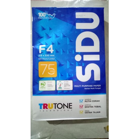 

kertas hvs putih f4 dan a4 75gsm Sinar dunia
