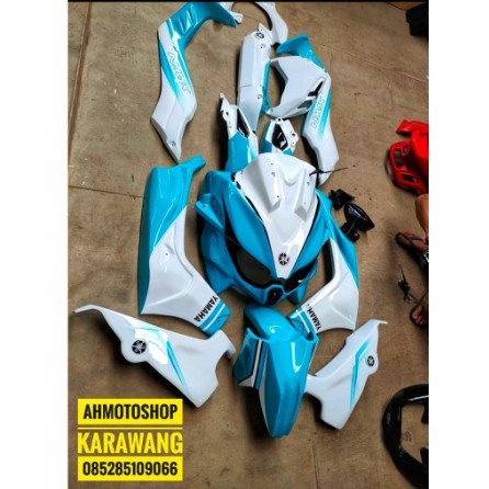 PAKET FULLBODY YAMAHA NMAX PREDATOR 2020 BIRU PUTIH