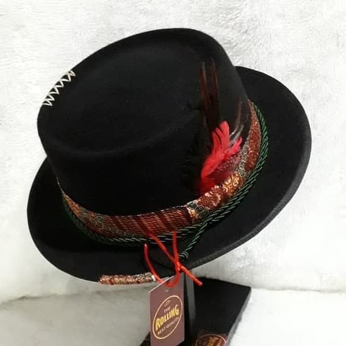 TOPI LAKEN FEDORA MODEL PORKPIE - TOPI LAKEN FEDORA - TOPI FEDORA IMPORT