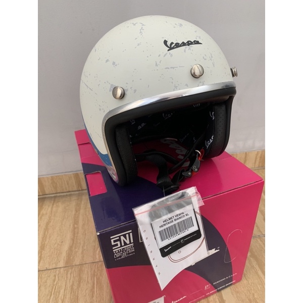HELM VESPA HERITAGE BIANCO ORIGINAL PIAGGIO
