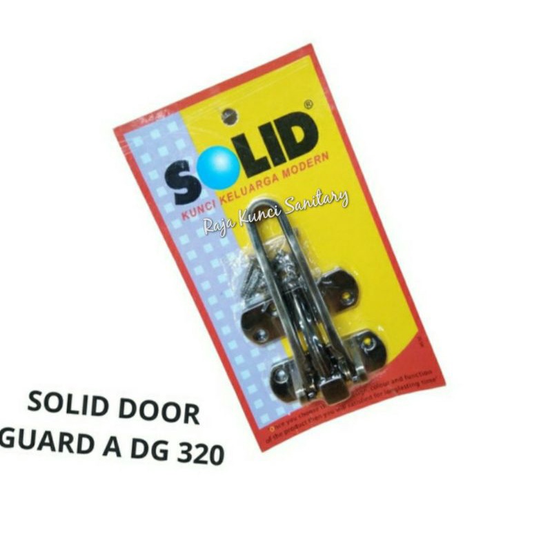 Pengait Pintu/Door Guard 320 SOLID/Pengaman Pintu Grendel Hotel Solid