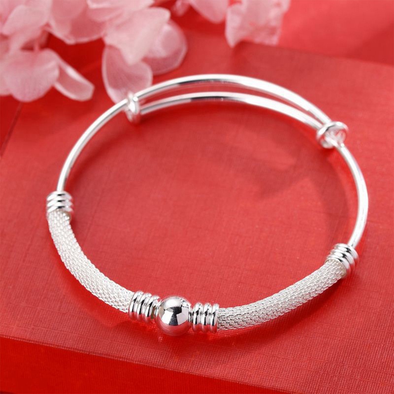 Gelang Wanita Bahan Stainless Steel Bentuk Bola Untuk Hadiah Ulang Tahun