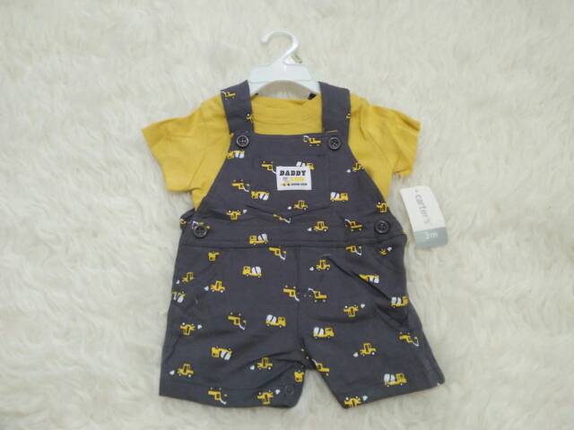 Romper Bayi/ Set Overall baju bayi import