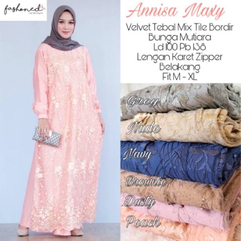 [Bayar Ditempat].FARASYA MAXY GAMIS BRUKLAT MEWAH / FARASYA