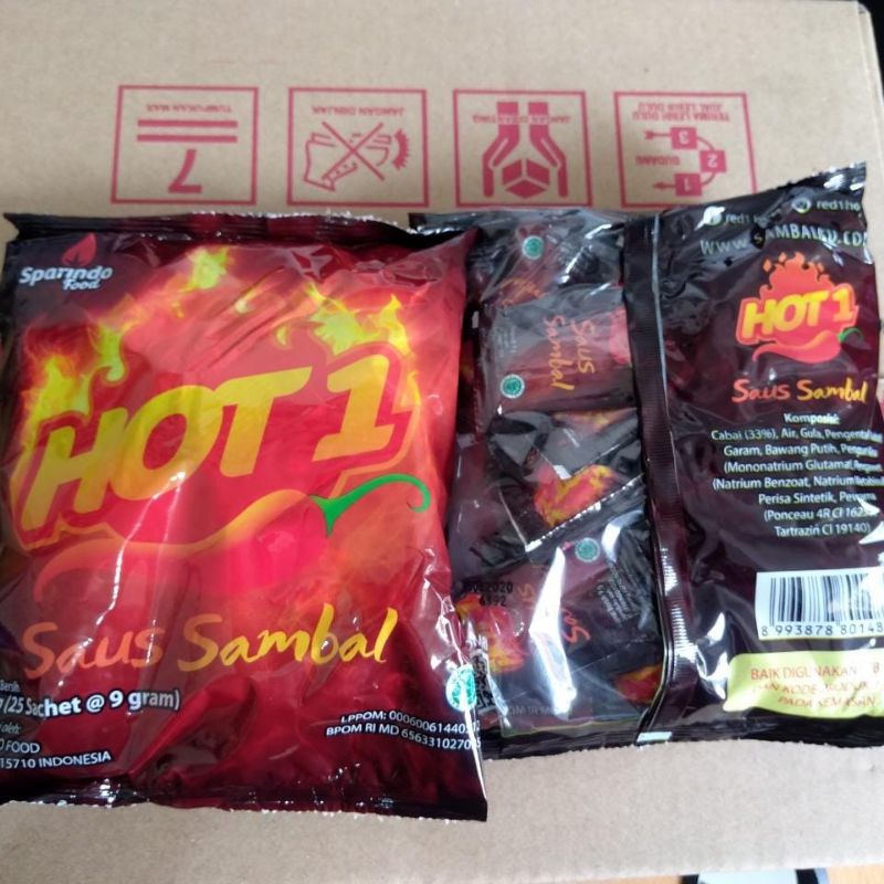 

Hot 1 sachet stick saus cabe