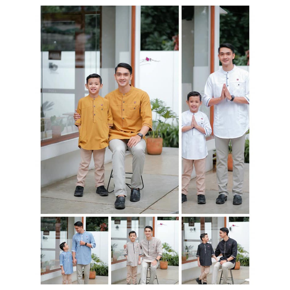 Kurta Anak dan Ayah / Kurta Anak / Kurta Anak Laki-laki / Kurta Keluarga / Kurta