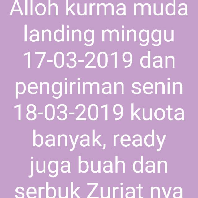 

Promo kurma muda kemuning dan kuning